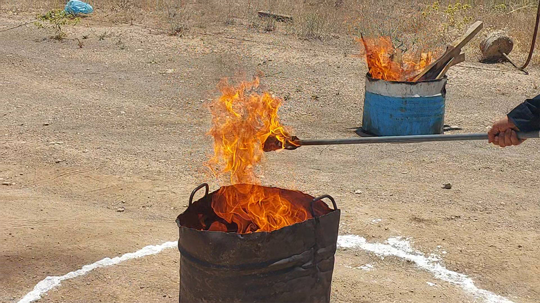 Fire Extinguishing Training - Asfalt Tous